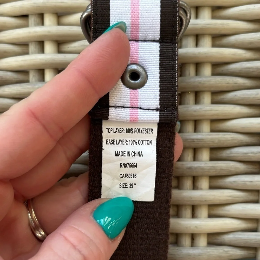 Abercrombie‎ and Fitch Canvas Belt vintage Y2K industrial layered